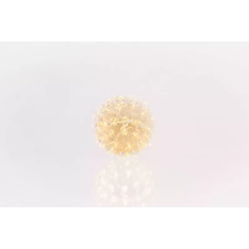 ILIKE Bumba ar puķēm RS-208 50LED D-11cm lämmin valkoinen koristeellinen LED-valopallo