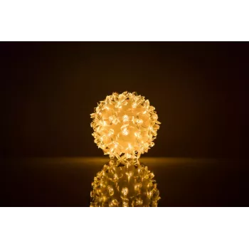 ILIKE Bumba ar puķēm RS-208 50LED D-11cm lämmin valkoinen koristeellinen LED-valopallo