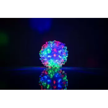 LED-kukkavalopallo RS-208 50LED 11cm monivärinen