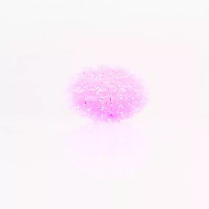 iLike Bumba ar puķēm RS-214 80LED D-13cm violetti koristeellinen LED-valaisin
