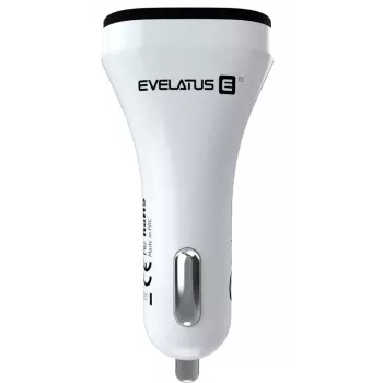 Evelatus pika-autolaturi QCC02 valkoinen