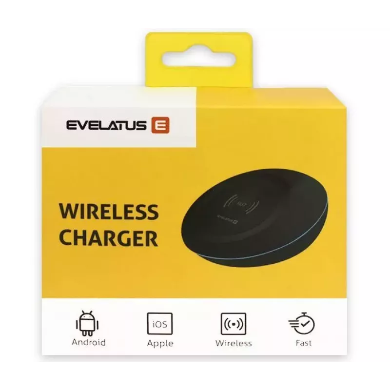 Evelatus Universal EWC01 langaton laturi musta