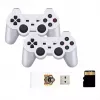 GameBox HY00 64-bittinen retro 20K peli 4K HDMI -tikkukonsoli / Android-box 2x langattomalla ohjaimella valkoinen