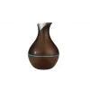 IVY D2 3-in-1 tuoksudiffuuseri - ilmankostutin - 1,5W yövalo USB-lamppu 11cm / 300ml tumma puu