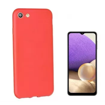 iLike Samsung Galaxy A32 silikonikotelo punainen