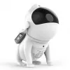 Elight G6 Space Dog nebula-efekti seinä- & kattoprojektori kaiuttimella, Bluetooth-sovellus, kaukosäädin, valkoinen