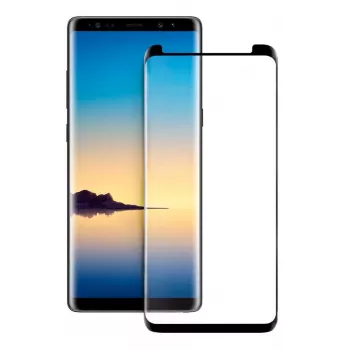 Evelatus Samsung Galaxy Note 8 N950 3D koteloyhteensopiva karkaistu lasinen näytönsuojalasi (reunaliima) - ultra clear