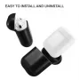 Evelatus Apple AirPods nahkainen suojakotelo musta