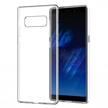 Evelatus Samsung Galaxy Note 8 läpinäkyvä silikonikotelo 1,5 mm TPU läpinäkyvä