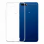 Evelatus Huawei Y6 2018 läpinäkyvä silikonikotelo 1,5 mm TPU läpinäkyvä