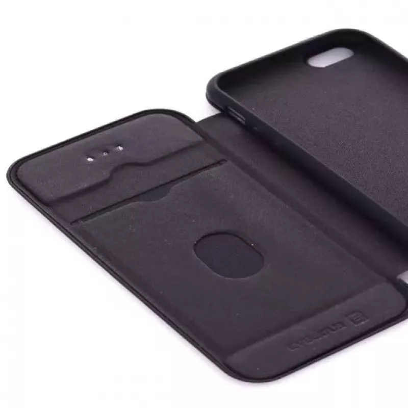 Evelatus Apple iPhone 5/5s/SE kirjakotelo musta