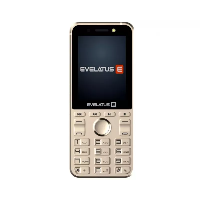 Evelatus Tron GLD Dual SIM -peruspuhelin, kulta