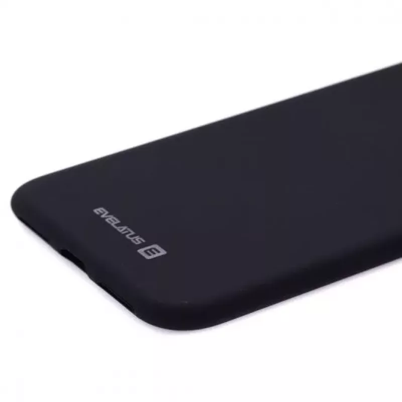 Evelatus Apple iPhone Xs MAX Nano silikonikotelo Soft Touch TPU musta