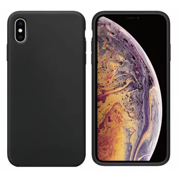 Evelatus Apple iPhone X Premium Soft Touch silikonikotelo musta