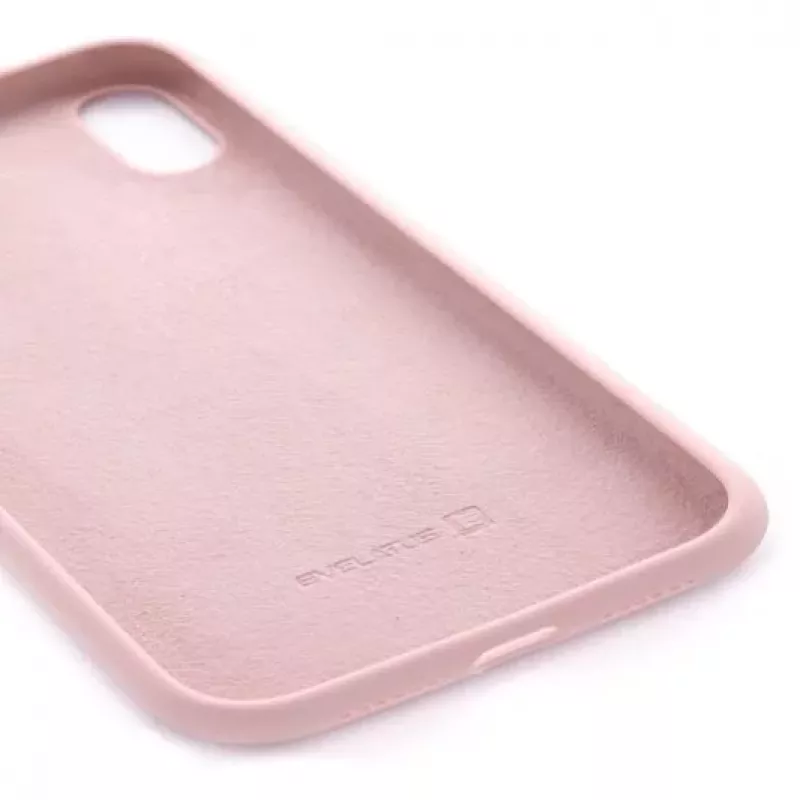 Evelatus Apple iPhone X Soft Premium Soft Touch silikonikotelo pinkki hiekka