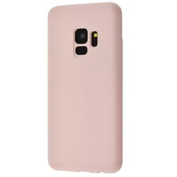 Evelatus Samsung Galaxy S9 Plus Premium Soft Touch silikonikotelo pinkki hiekka