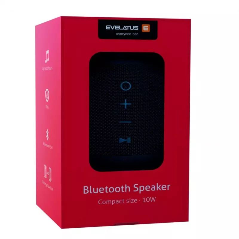 Evelatus Bluetooth-kaiutin S-koko EBS01 musta