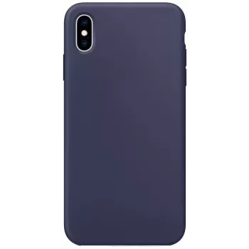 Evelatus Apple iPhone Xs Max Premium Soft Touch -silikonikuori Midnight Blue