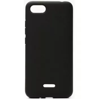 Evelatus Xiaomi Redmi 6A Nano -silikonikuori Soft Touch TPU musta