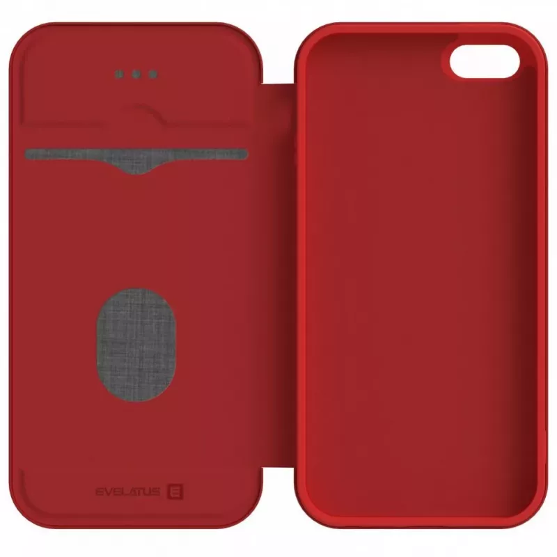 Evelatus Samsung Galaxy A6 Plus 2018 Book Case viininpunainen