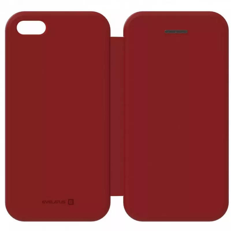 Evelatus Samsung Galaxy A6 Plus 2018 Book Case viininpunainen