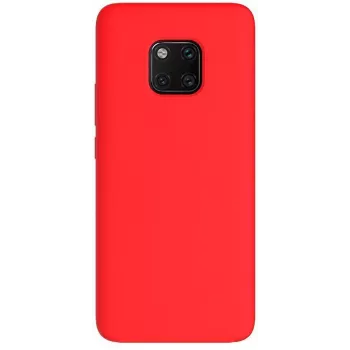 EVELATUS Premium Soft Touch -silikonikotelo Huawei Mate 20 Pro - punainen