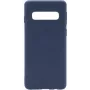 Evelatus Samsung S10 Soft Premium Soft Touch -silikonikotelo Midnight Blue