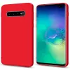 Evelatus Samsung Galaxy S10 Plus Premium Soft Touch -silikonikotelo punainen