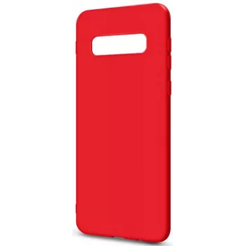 Evelatus Samsung Galaxy S10 Plus Premium Soft Touch -silikonikotelo punainen