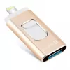 Evelatus USB-muistitikku Lightning 32GB 3in1 (USB, iPhone ja Micro) Gold