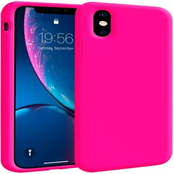 Evelatus Apple iPhone XR Premium Soft Touch -silikonikuori Hot Pink