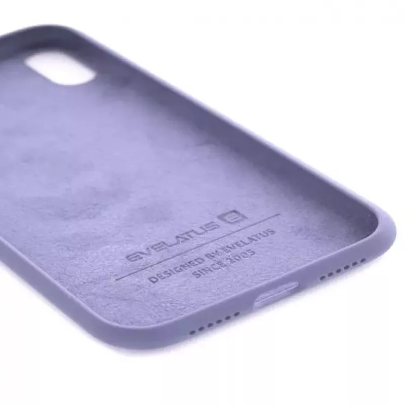 Evelatus Apple iPhone XR Premium Soft Touch -silikonikuori Lavender
