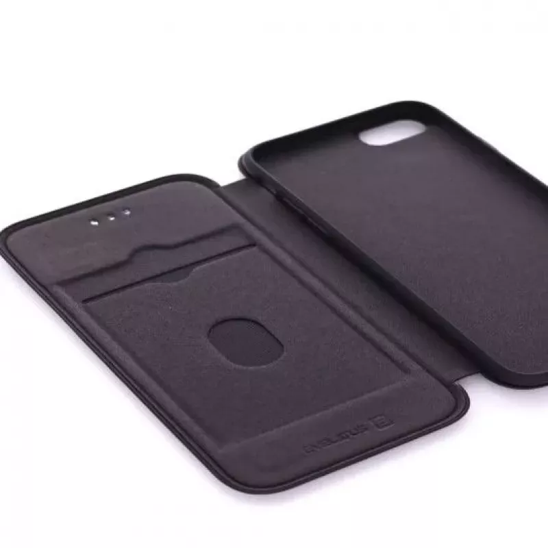 Evelatus Apple iPhone 7/8/SE 2020/SE 2022 kirjakotelo musta
