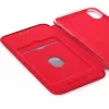 Evelatus Apple iPhone X/Xs Book Case viininpunainen