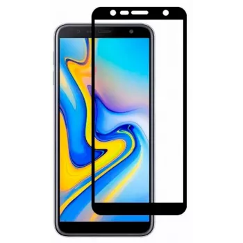 Evelatus Samsung Galaxy J6+ 2.5D Full Cover karkaistu lasi näytönsuoja Japan-liimalla ja antistaattisella pinnoitteella