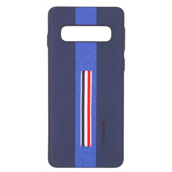 Evelatus Samsung Galaxy S10 Dazzle -takakansi, sininen, TPU