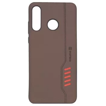 Evelatus Huawei P30 lite Shooter Brown -suojakotelo