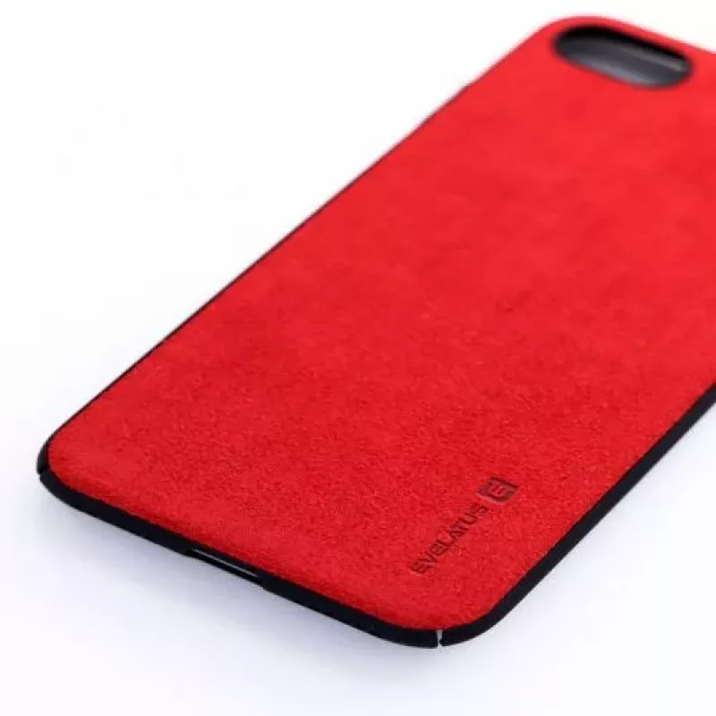 Evelatus Apple iPhone 7/8 Kuton Red Liquid Silicone takakuori