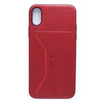 Evelatus Apple iPhone X Nobel Red Liquid Silicone takakuori