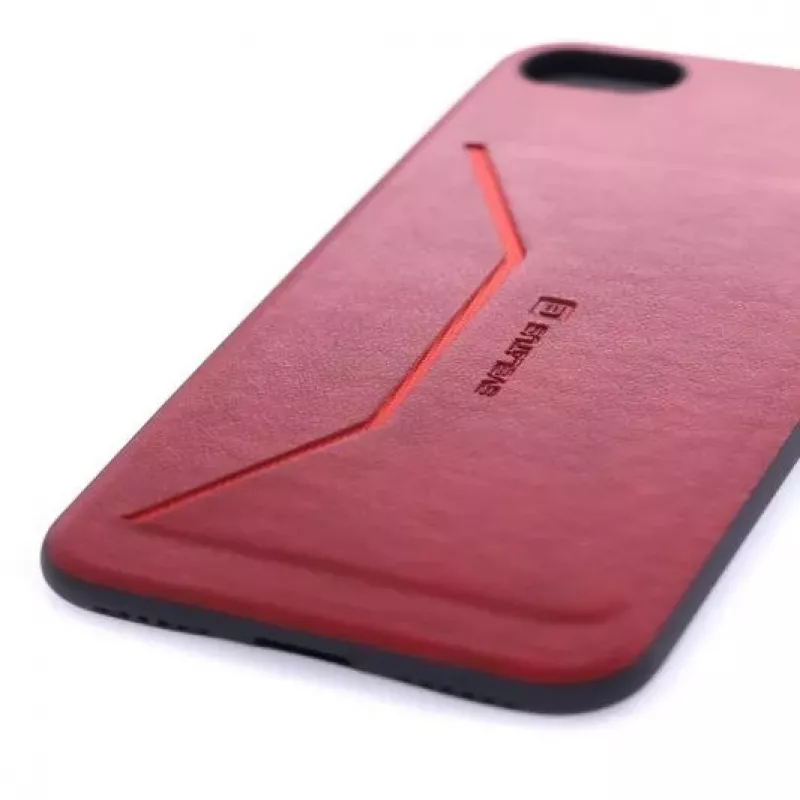 Evelatus Apple iPhone 7/8 Nobel Red takakuori - Soft-Touch silikoni