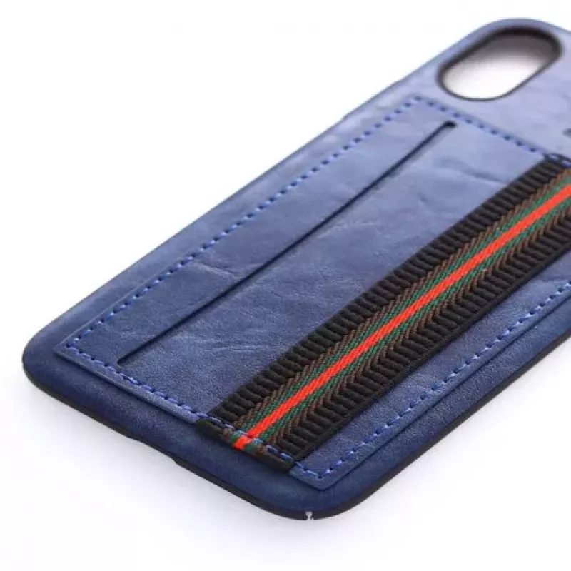 Evelatus Apple iPhone X Cubit Plastic Blue -takakansi