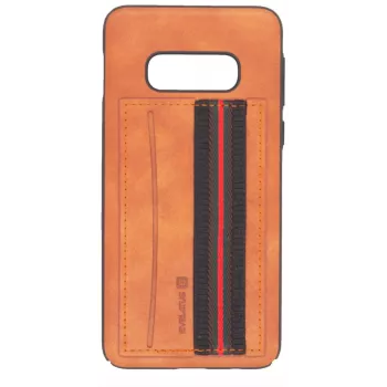 Evelatus Samsung Galaxy S10e Cubit muovinen ruskea takakansi