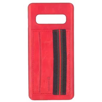 Evelatus Samsung Galaxy S10 Cubit muovinen punainen takakansi