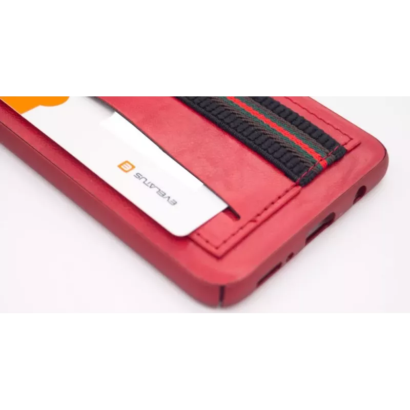 Evelatus Samsung Galaxy A50 Cubit muovinen punainen suojakotelo
