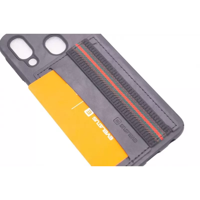 Evelatus Samsung A40 Cubit muovinen musta suojakotelo