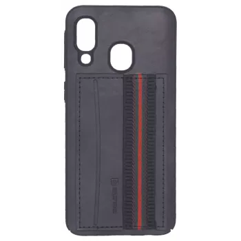 Evelatus Samsung A40 Cubit muovinen musta suojakotelo
