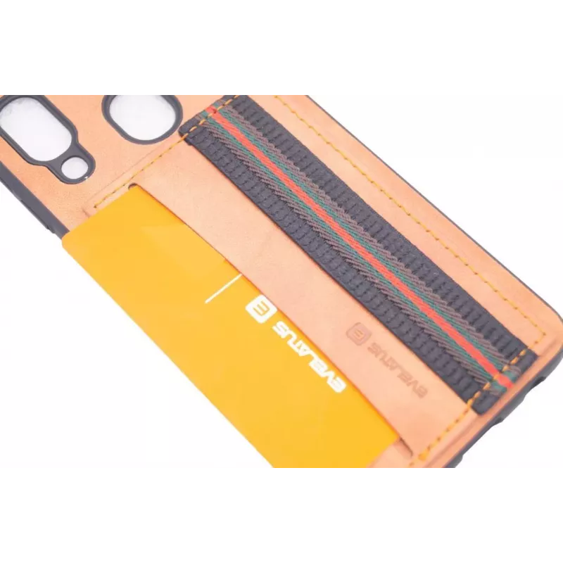 Evelatus Samsung Galaxy A40 Cubit muovinen ruskea takakansi