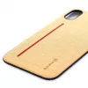 Evelatus Apple iPhone X 6127 keltainen nestemäinen silikoninen suojakotelo