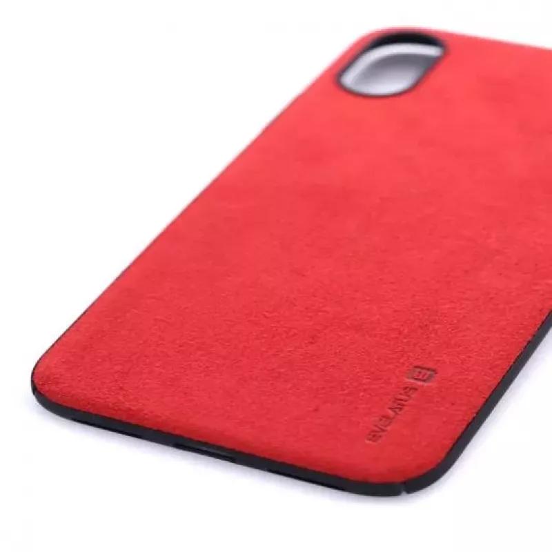 Evelatus Apple iPhone X Velvet Red takakuori