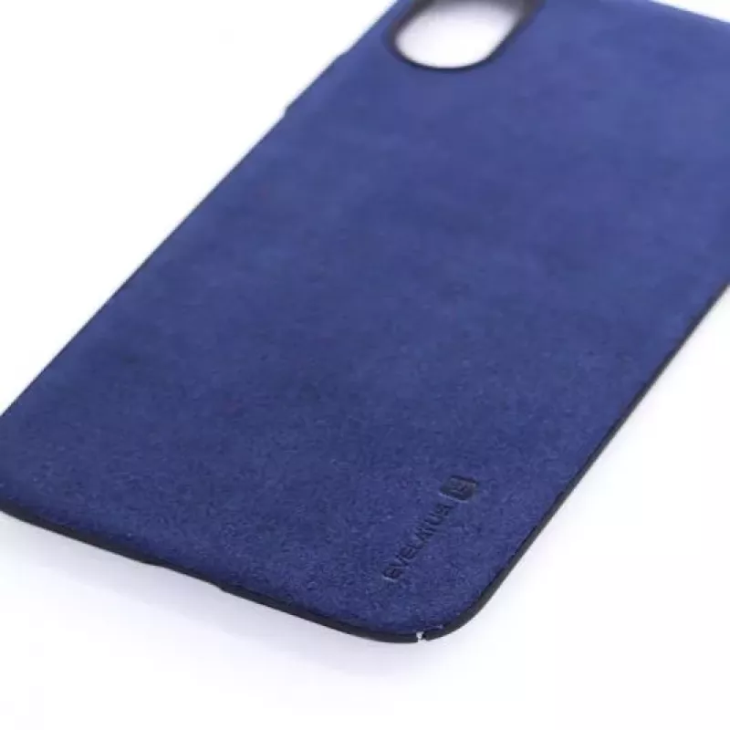 Evelatus Apple iPhone X Velvet Blue -takakansi